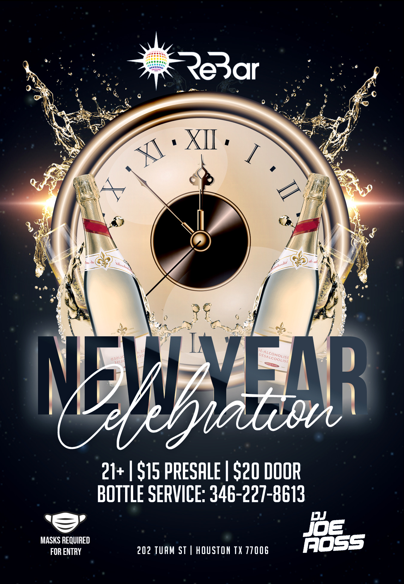 New Year's Eve at ReBar Houston Rich's Houston