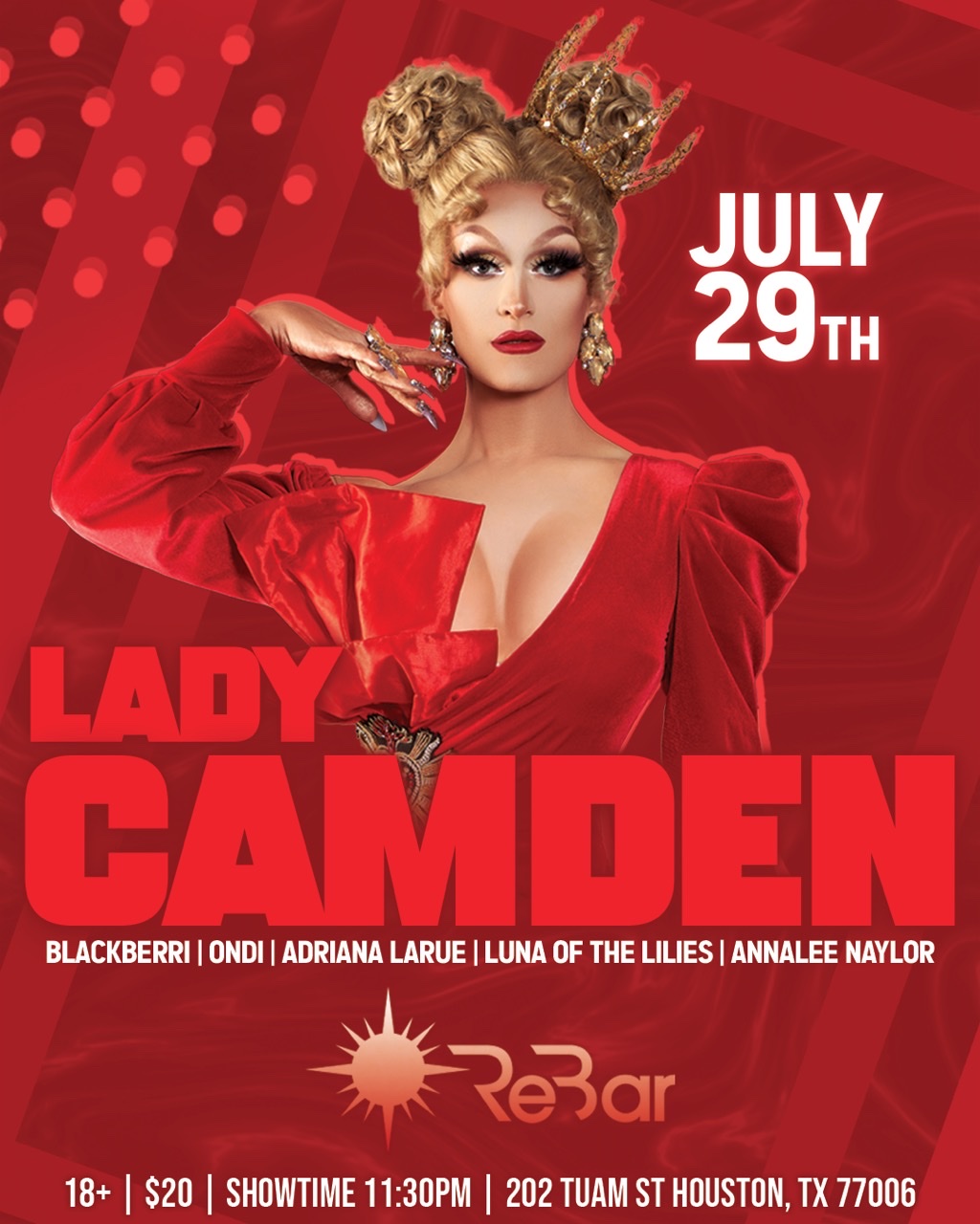 Lady Camden LIVE at ReBar Houston! Rich's Houston